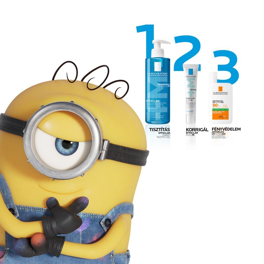 EFFACLAR DUO+M HÁRMAS KORREKCIÓS ÁPOLÓ A BŐRHIBÁK ELLEN