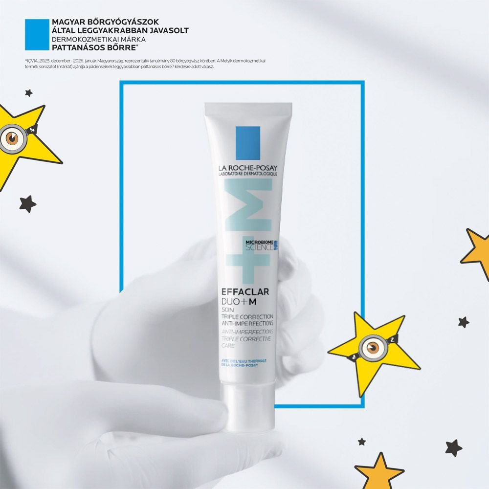 EFFACLAR DUO+M HÁRMAS KORREKCIÓS ÁPOLÓ A BŐRHIBÁK ELLEN