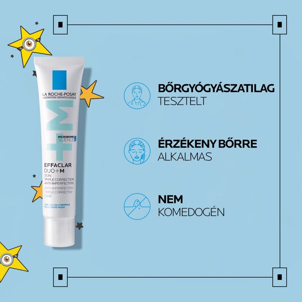 EFFACLAR DUO+M HÁRMAS KORREKCIÓS ÁPOLÓ A BŐRHIBÁK ELLEN