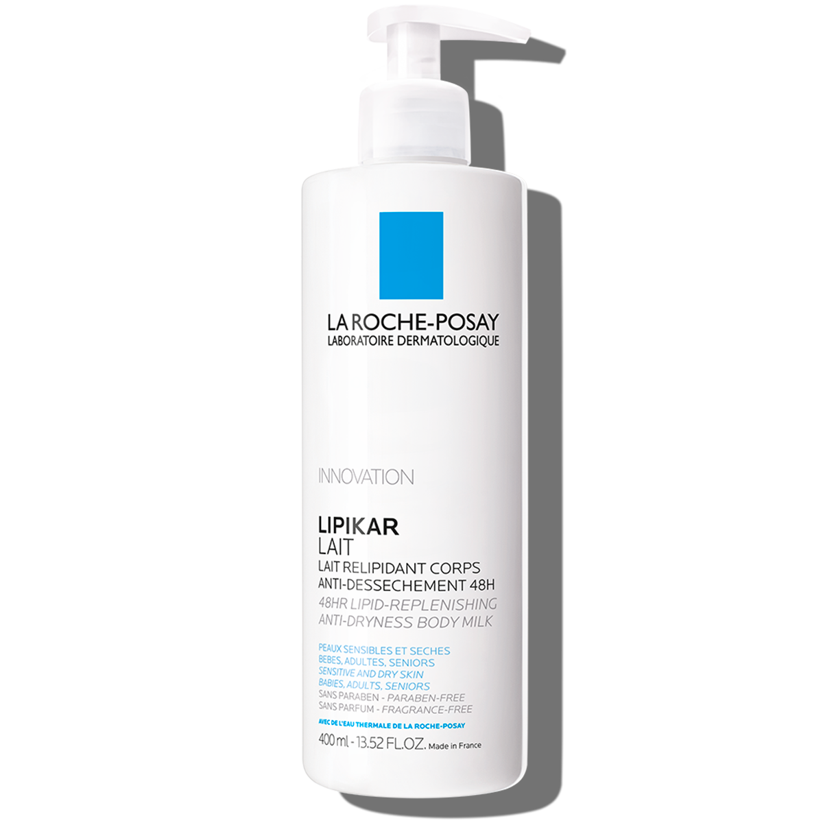 La Roche Posay Testápolás Lipikar Testápoló Tej 400ml 3337875549615 előlnézet