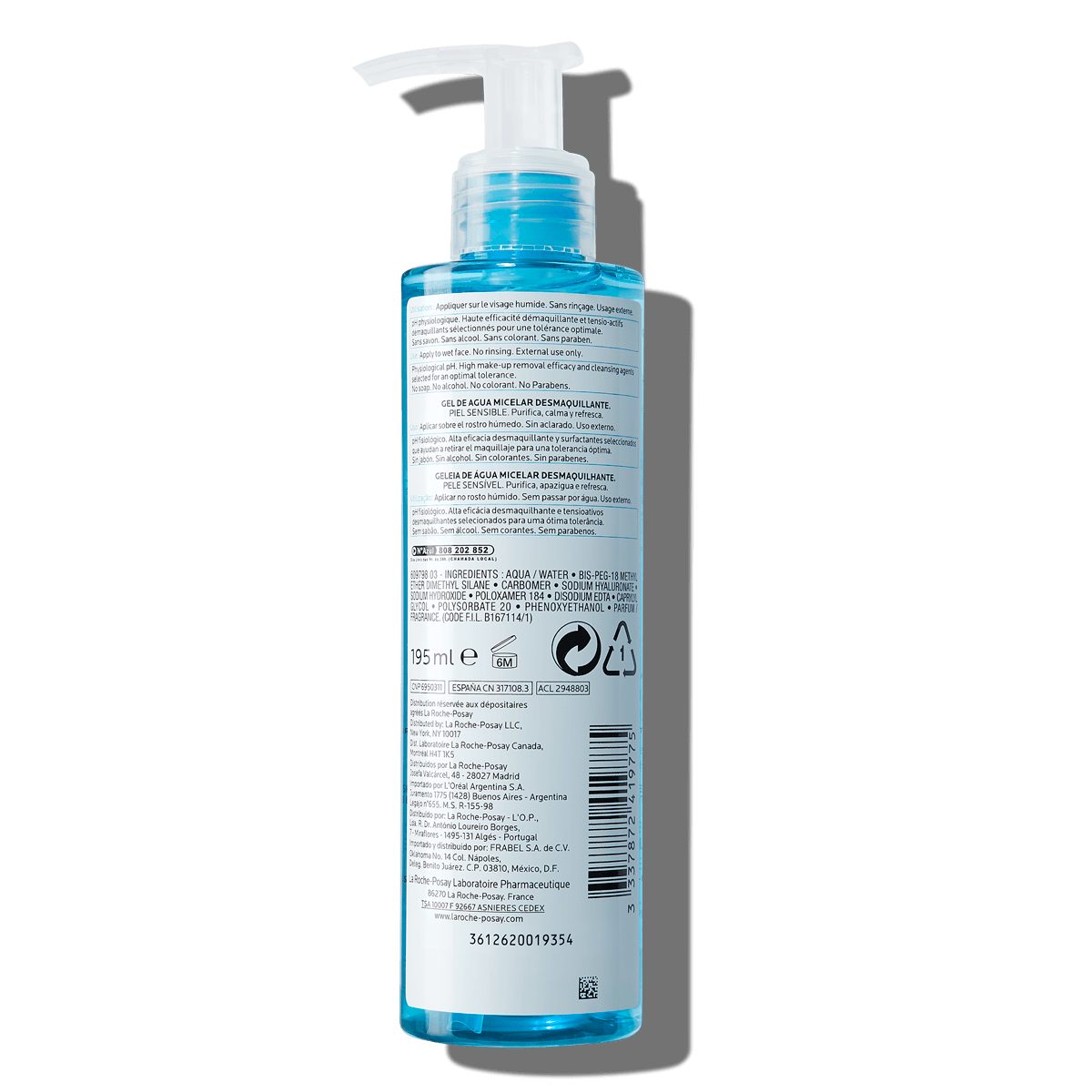 La Roche Posay TermékOldal Micellás Sminklemosó Gél 195ml 33