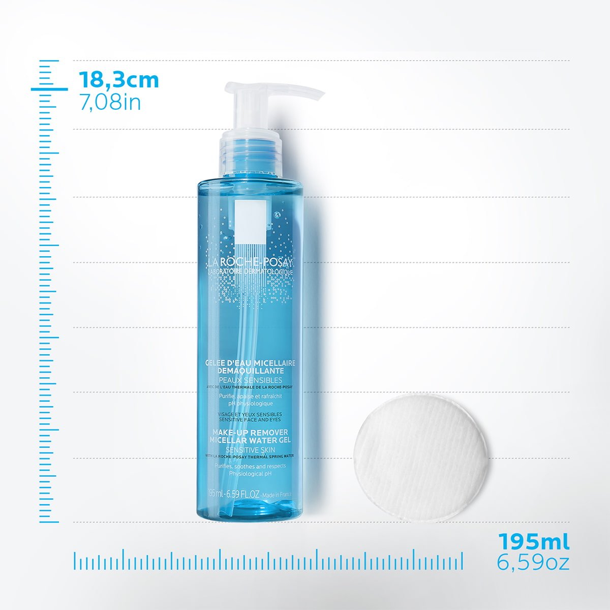 La Roche Posay TermékOldal Micellás Sminklemosó Gél 195ml 33