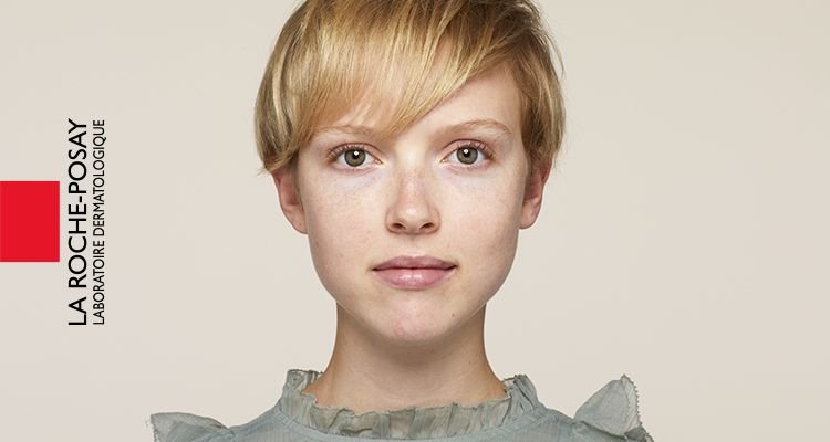 La Roche Posay Érzékeny Toleriane Smink Ivory Audrey Előtte