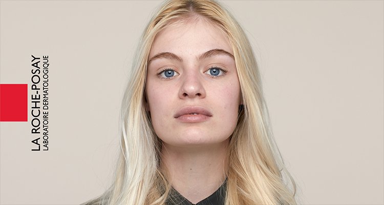 La Roche Posay Érzékeny Toleriane Smink Light Beige Chloe Előtte